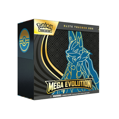 Pokemon TCG Mega Evolution Elite Trainer Box Mega Lucario Ingles