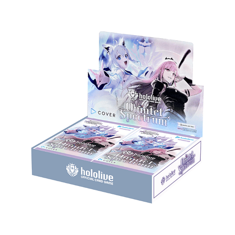 Hololive TCG: hBP02 Quintet Spectrum Booster Display