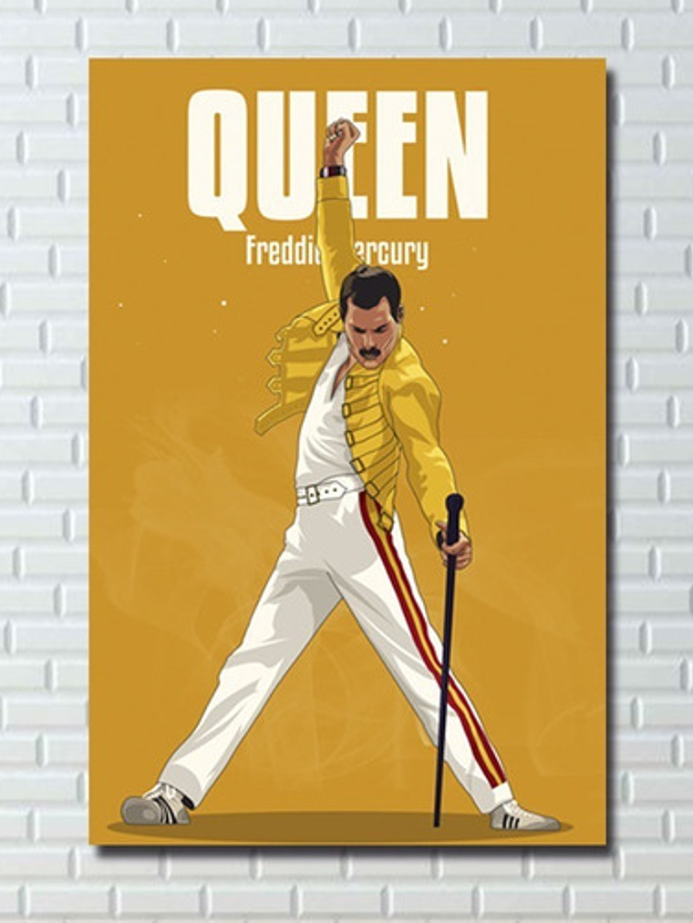 Cuadro Decorativo Canvas 55x80cm Freddie Mercury 1