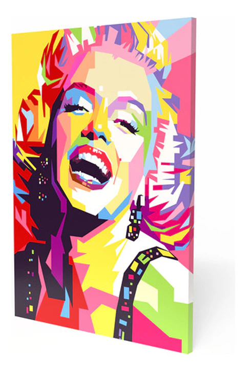 Cuadro Decorativo Canvas Marilyn Monroe Multicolor 55x80cm