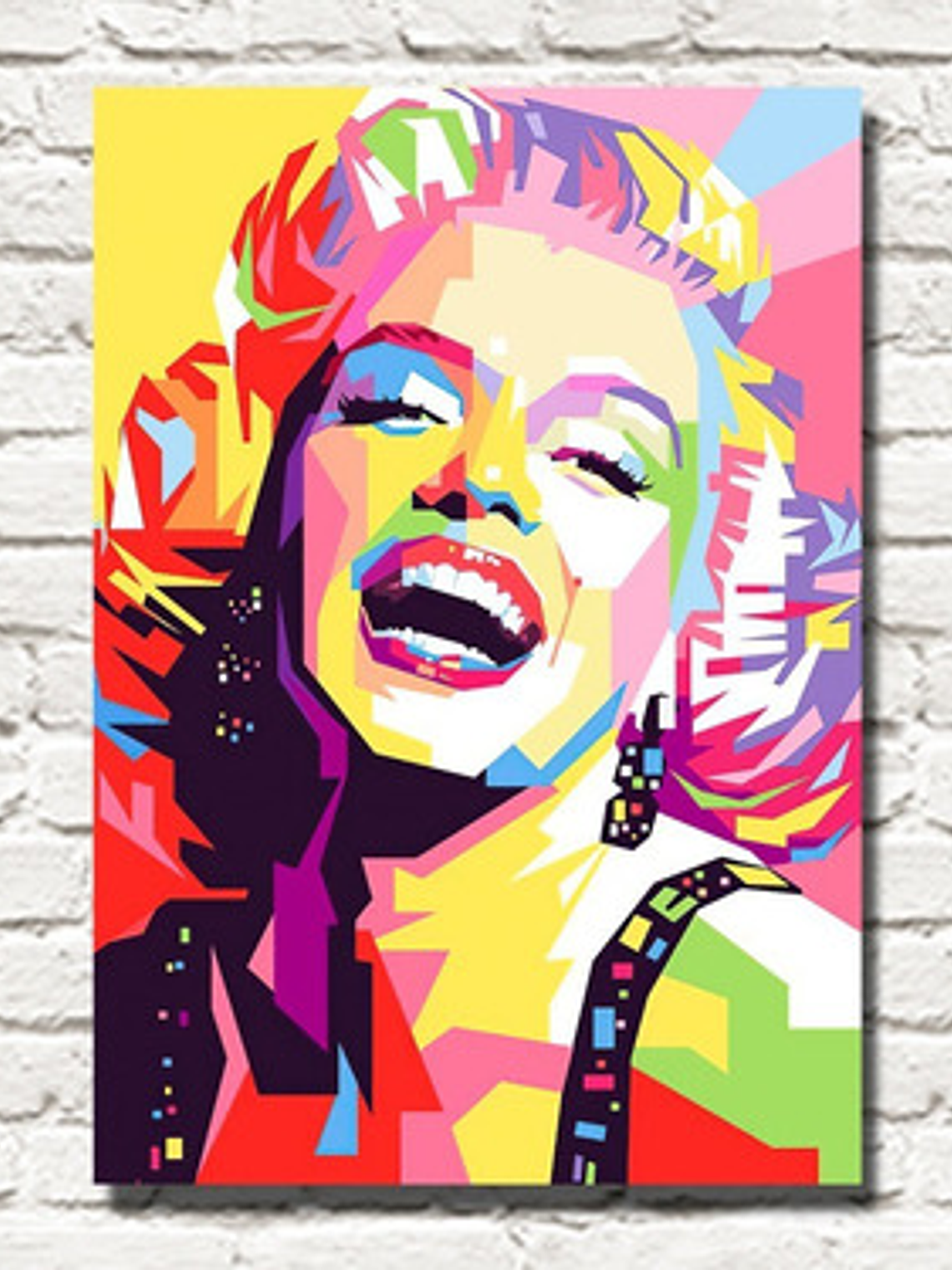 Cuadro Decorativo Canvas Marilyn Monroe Multicolor 55x80cm 2