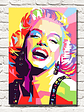 Cuadro Decorativo Canvas Marilyn Monroe Multicolor 55x80cm - Miniatura 2