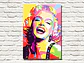 Cuadro Decorativo Canvas Marilyn Monroe Multicolor 55x80cm - Miniatura 2