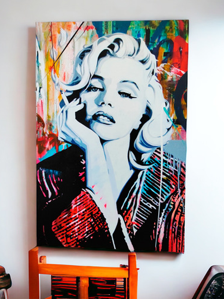 Cuadro Decorativo Canvas Marilyn Monroe 55x80cm 3