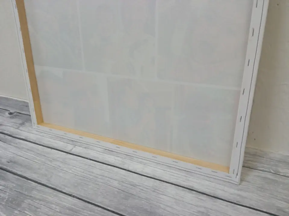 Cuadro Decorativo Canvas 53x53cm,  Collage 9 Fotos,  Bastidor De 2x2cm 4