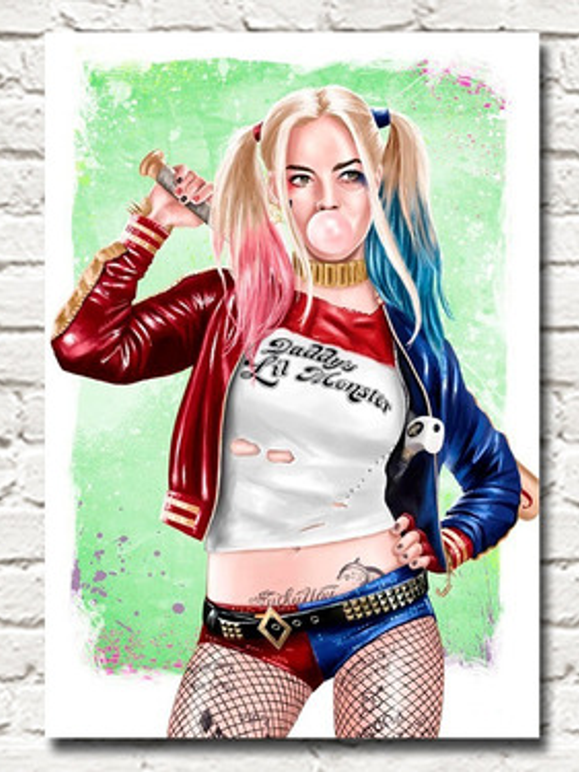 Cuadro Decorativo Canvas Harley Quinn 1