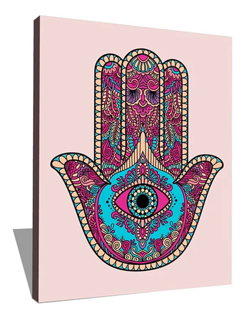 Cuadro Decorativo Mano De Fatima 50x70 Cm