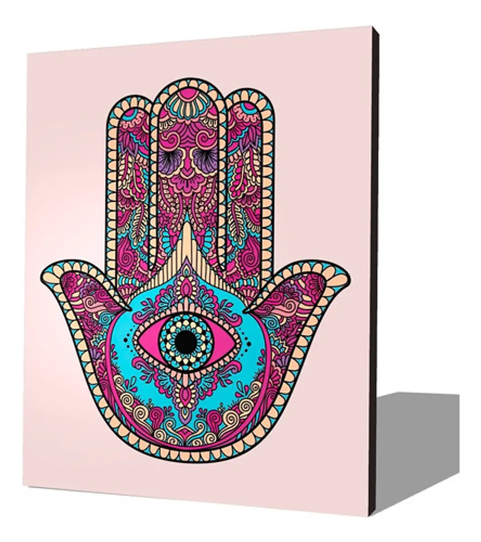 Cuadro Decorativo Mano De Fatima 50x70 Cm 2