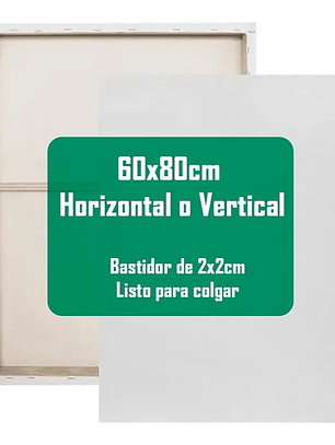 Cuadro Canvas Personalizado 80x60