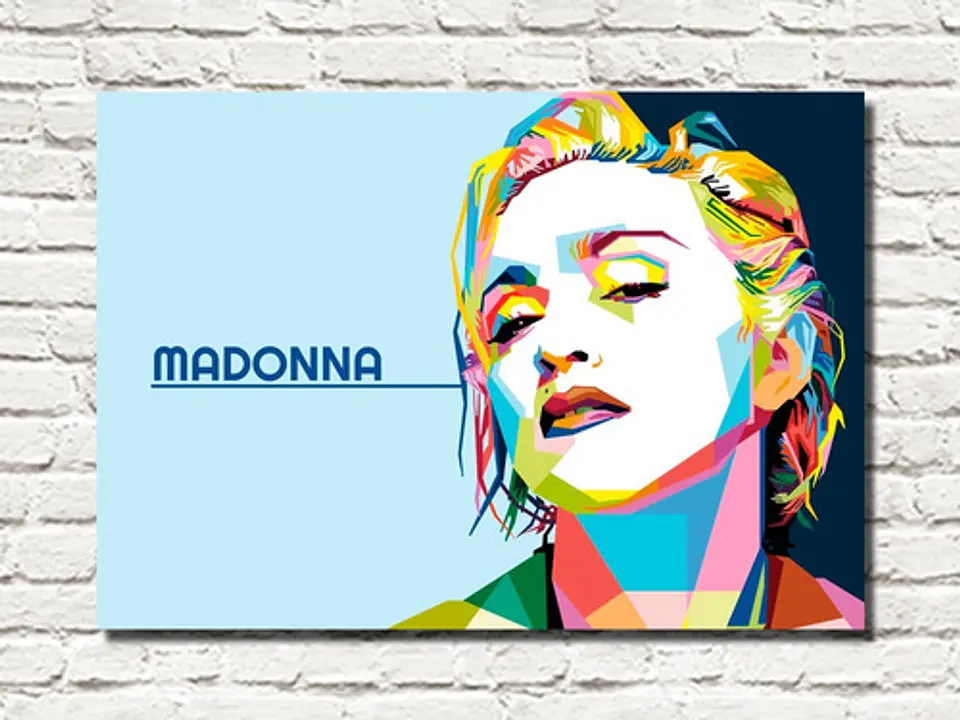 Cuadro Decorativo Canvas Madonna Art 1