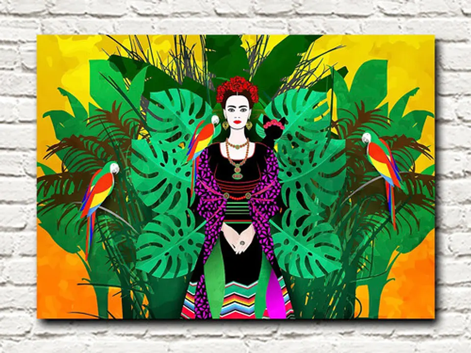 Cuadro Decorativo 55x80 Frida Kahlo 1