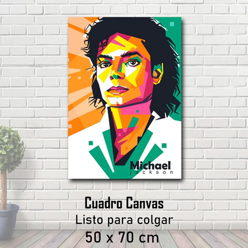 Cuadro Canvas Michael Jackson 50x70 Cm - Wpap#2 1