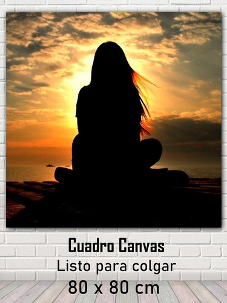 Cuadro Decorativo Canvas 80x80, Bastidor 3x2cm Personalizado 2