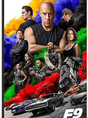 Cuadro Canvas Posters 50x70cm - Rápidos Y Furiosos 9 #1