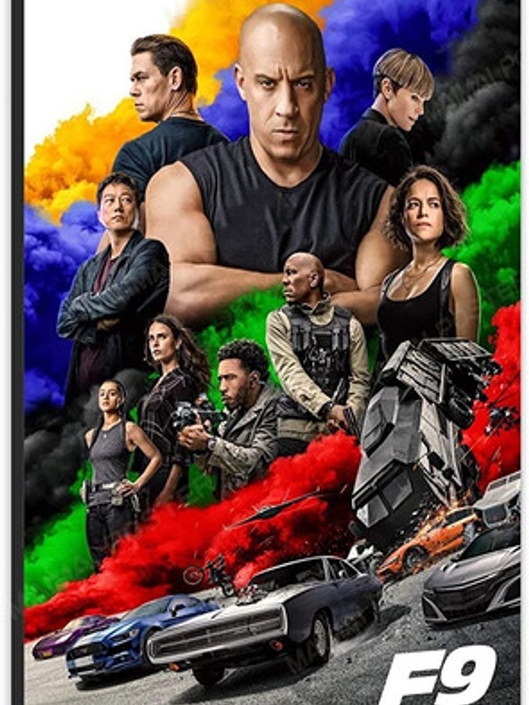 Cuadro Canvas Posters 50x70cm - Rápidos Y Furiosos 9 #1 1