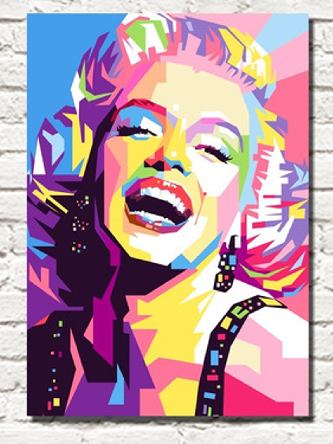 Cuadro Decorativo Canvas Marilyn Monroe Color #07 1