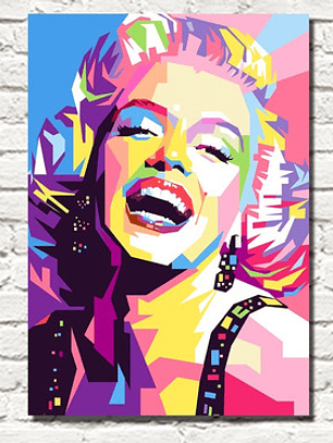 Cuadro Decorativo Canvas Marilyn Monroe Color #07