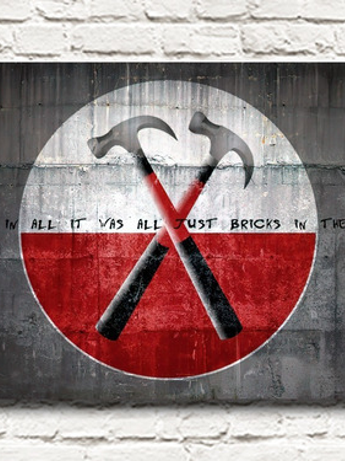 Cuadro Decorativo Canvas Pink Floyd The Wall 50x80cm 1