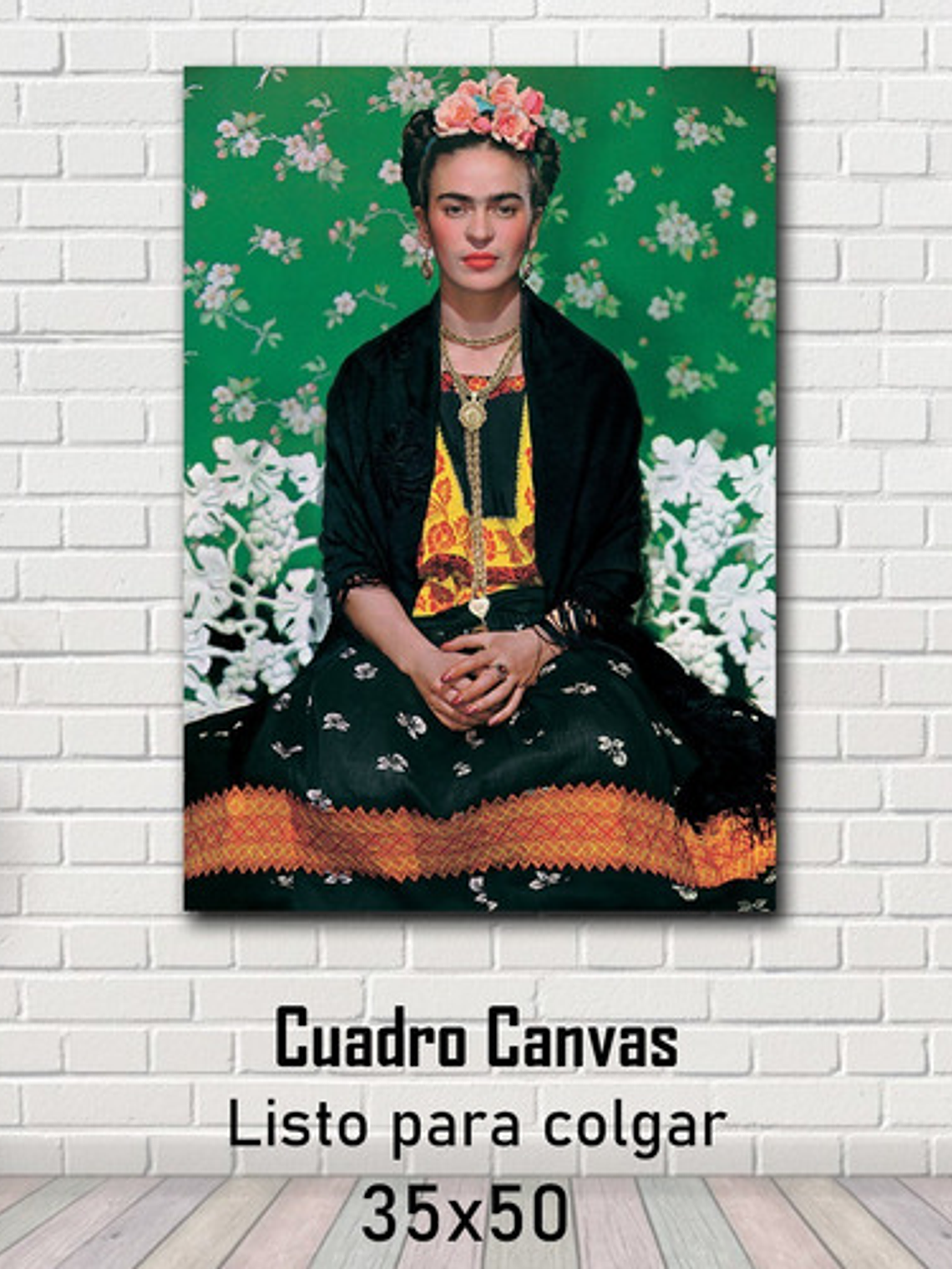 Cuadro Decorativo Canvas 35x50 Cm Frida Kahlo #01 1