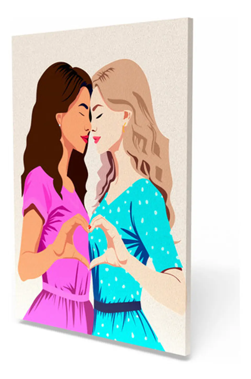 Cuadro Decorativo Canvas 50x70 Cm, Amor 1