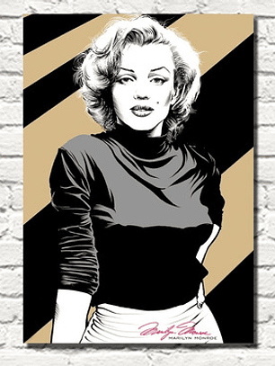 Cuadro Decorativo Canvas Marilyn Monroe Laliz