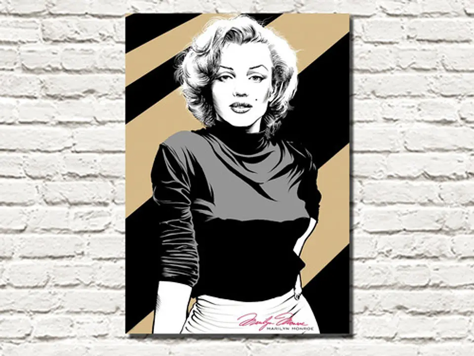 Cuadro Decorativo Canvas Marilyn Monroe Laliz 1