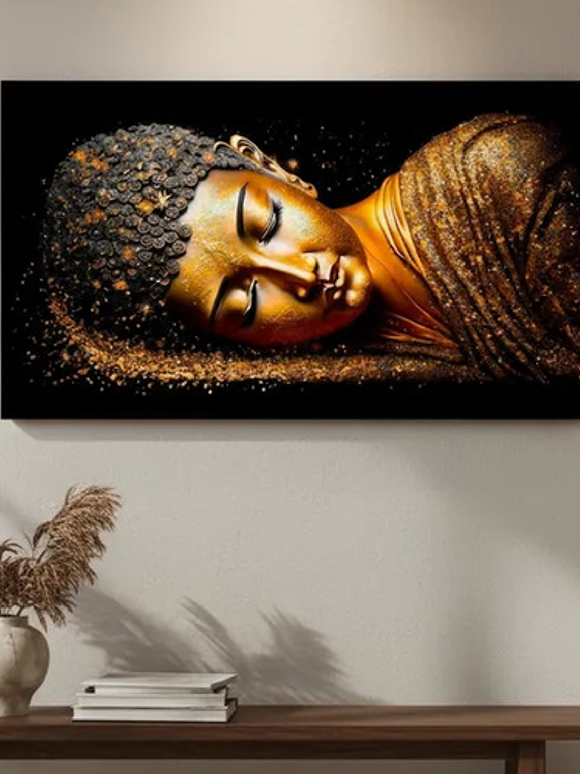 Cuadro Decorativo Canvas Buda Multicolor 50x90cm - Buda02 1