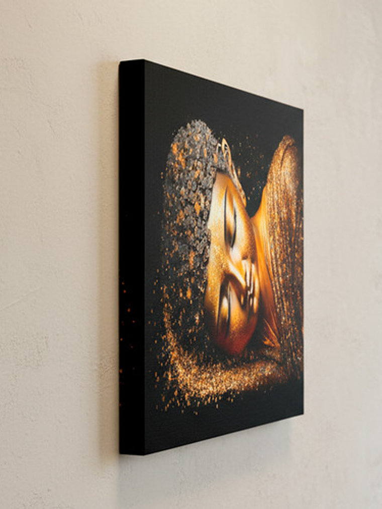 Cuadro Decorativo Canvas Buda Multicolor 50x90cm - Buda02 3