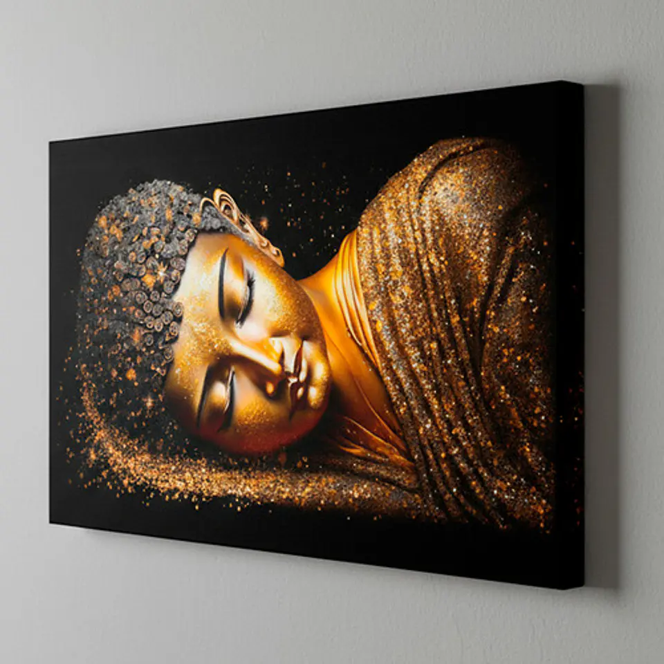 Cuadro Decorativo Canvas Buda Multicolor 50x90cm - Buda02 4
