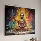 Cuadro Decorativo Canvas Buda Multicolor 53x80cm - Buda01 - Miniatura 2