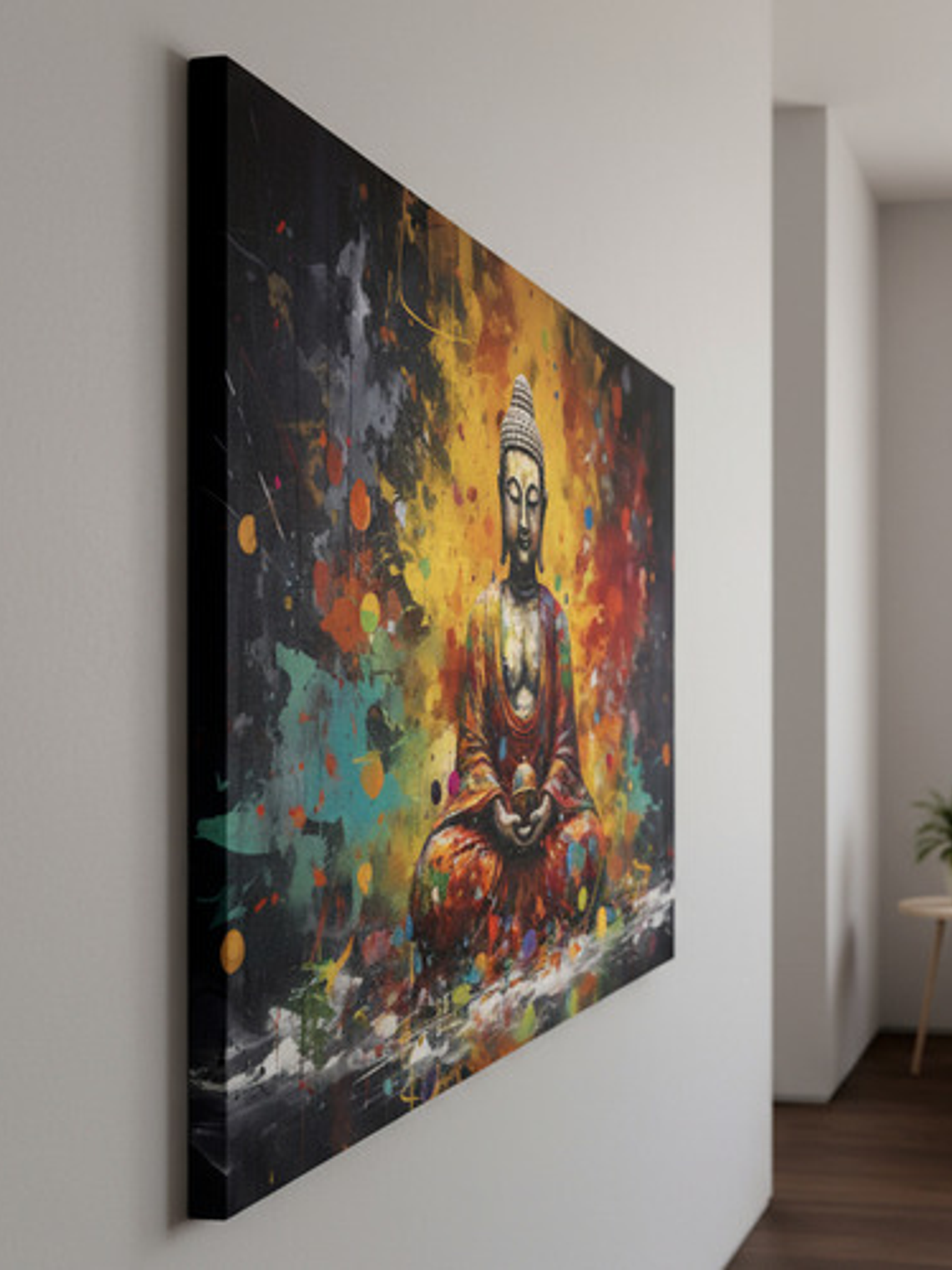 Cuadro Decorativo Canvas Buda Multicolor 53x80cm - Buda01 3