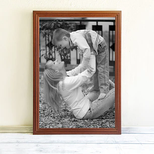 Marco Y Foto 50x70cm, Cuadro Personalizados - Cafe01