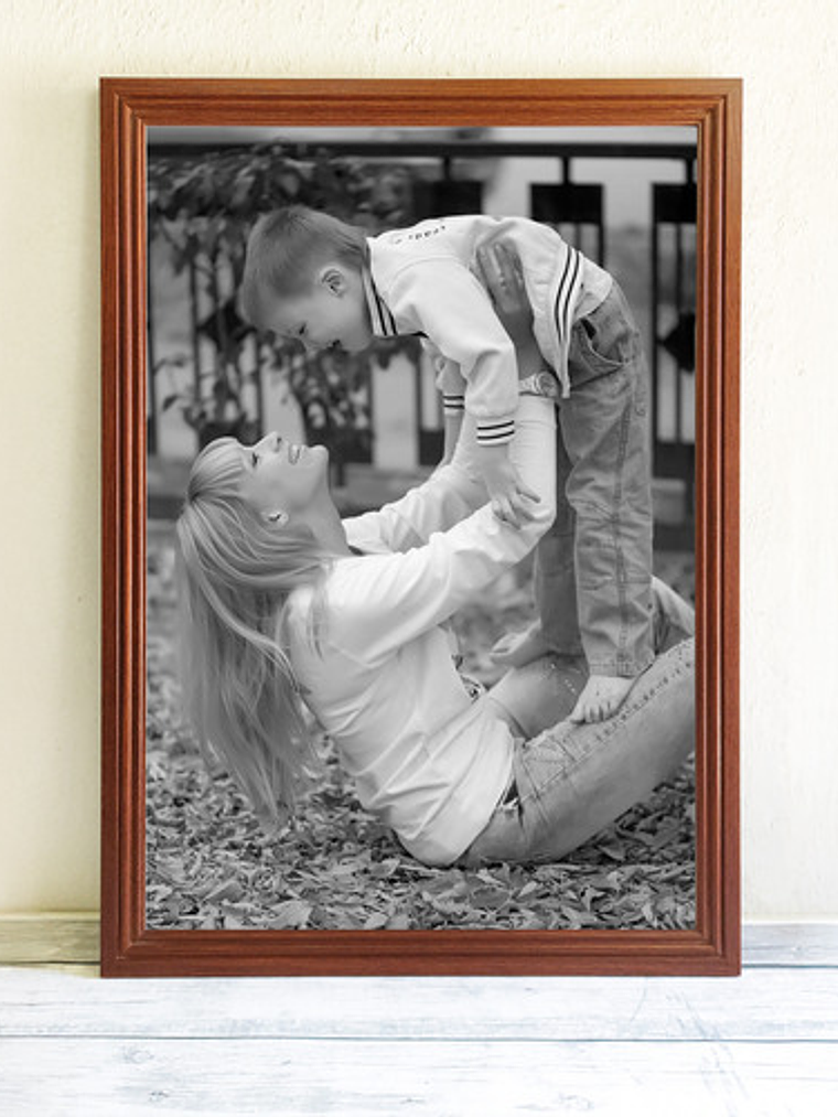 Marco Y Foto 50x70cm, Cuadro Personalizados - Cafe01 1