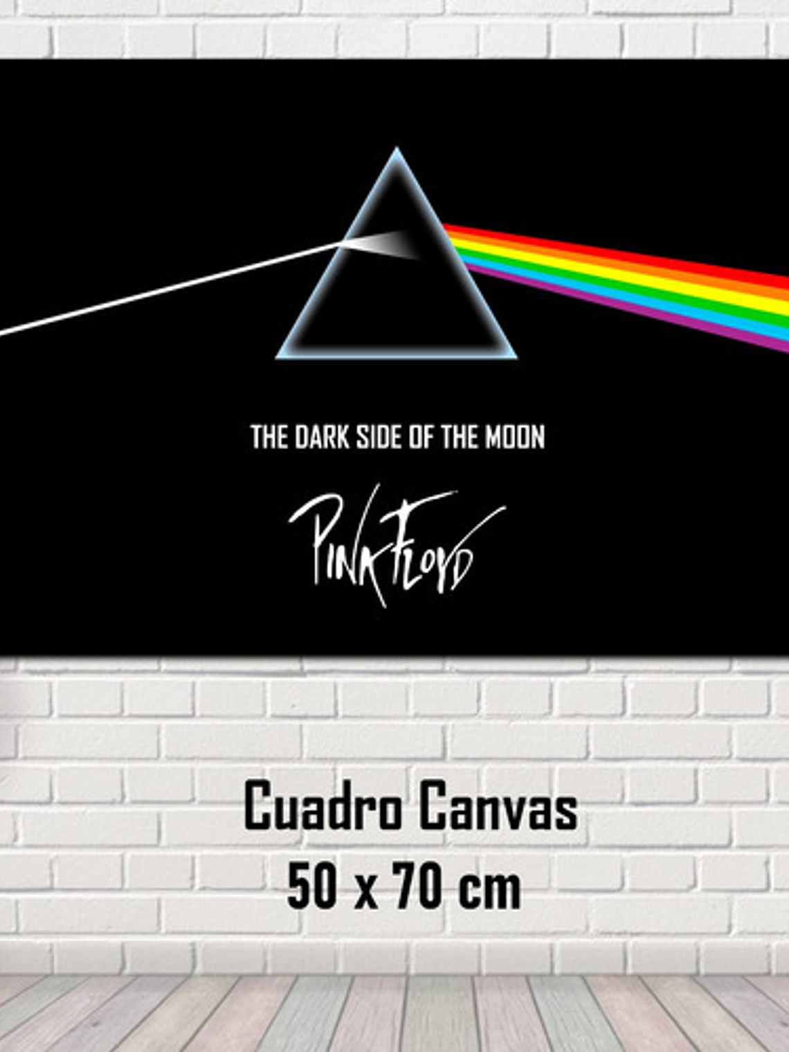 Cuadro Canvas  Pink Floyd 50x70cm The Dark Side Of The Moon 2