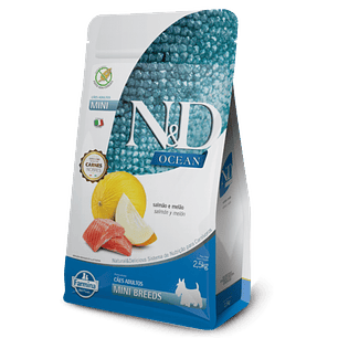 N&D OCEAN PERRO MINI PUPPY SALMON 2,5 KG