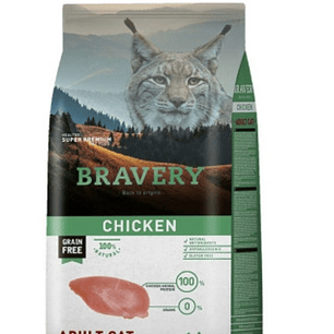 BRAVERY GATO ADULTO SABOR POLLO 2KG