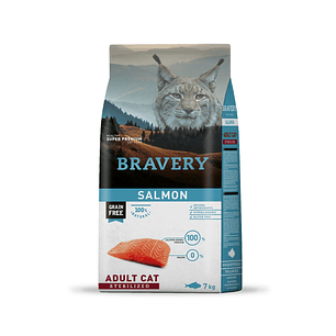 Bravery Salmon Gato Adulto Esterilizado 7 kg 