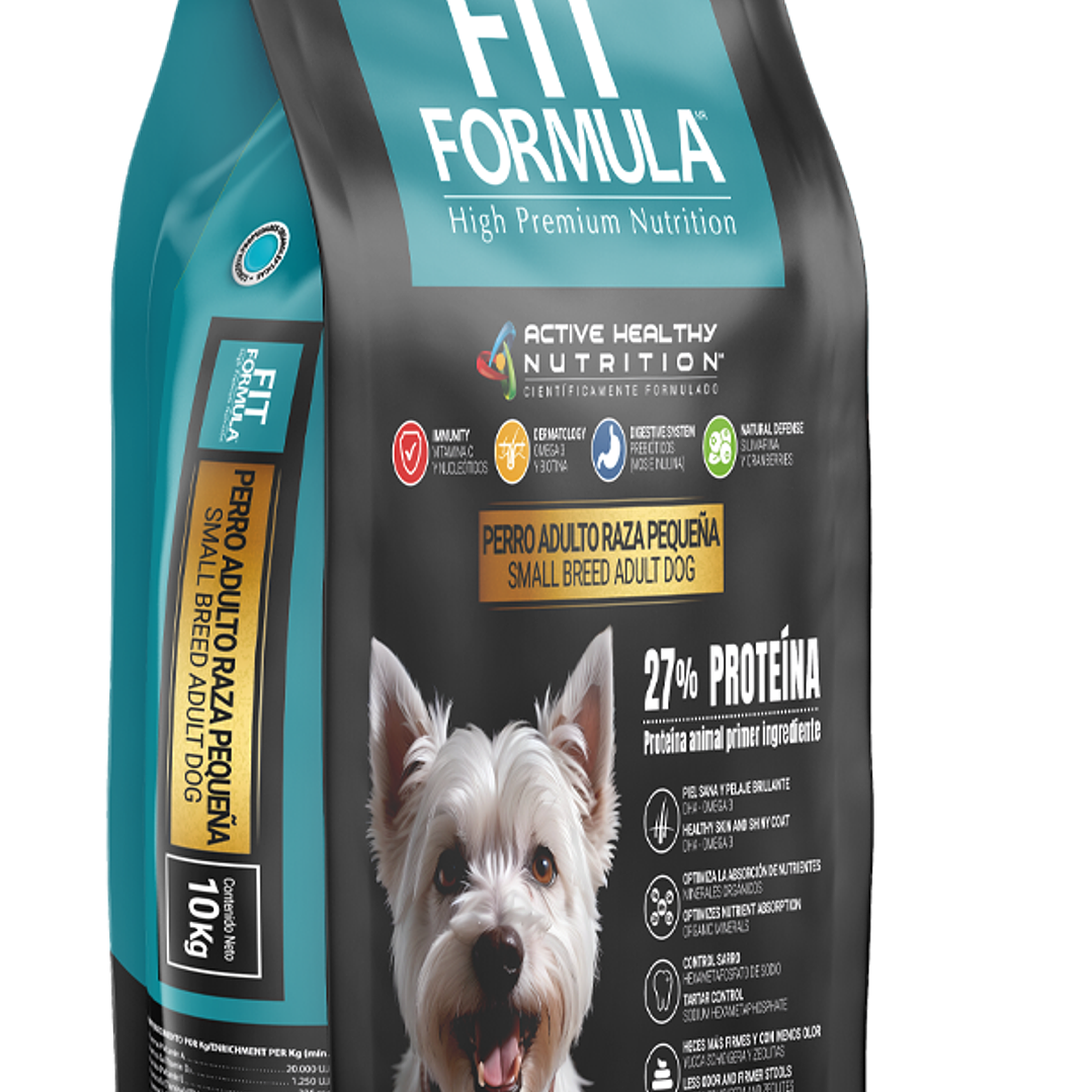 FIT FORMULA PERRO ADULTO RAZA PEQUEÑA 10 KG 1