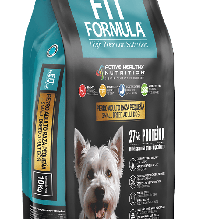 FIT FORMULA PERRO ADULTO RAZA PEQUEÑA 10 KG 1