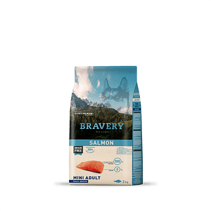 BRAVERY SALMON PERRO MINI ADULTO 2KG