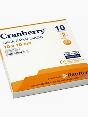 Gasa Parafinada 10 Unidades