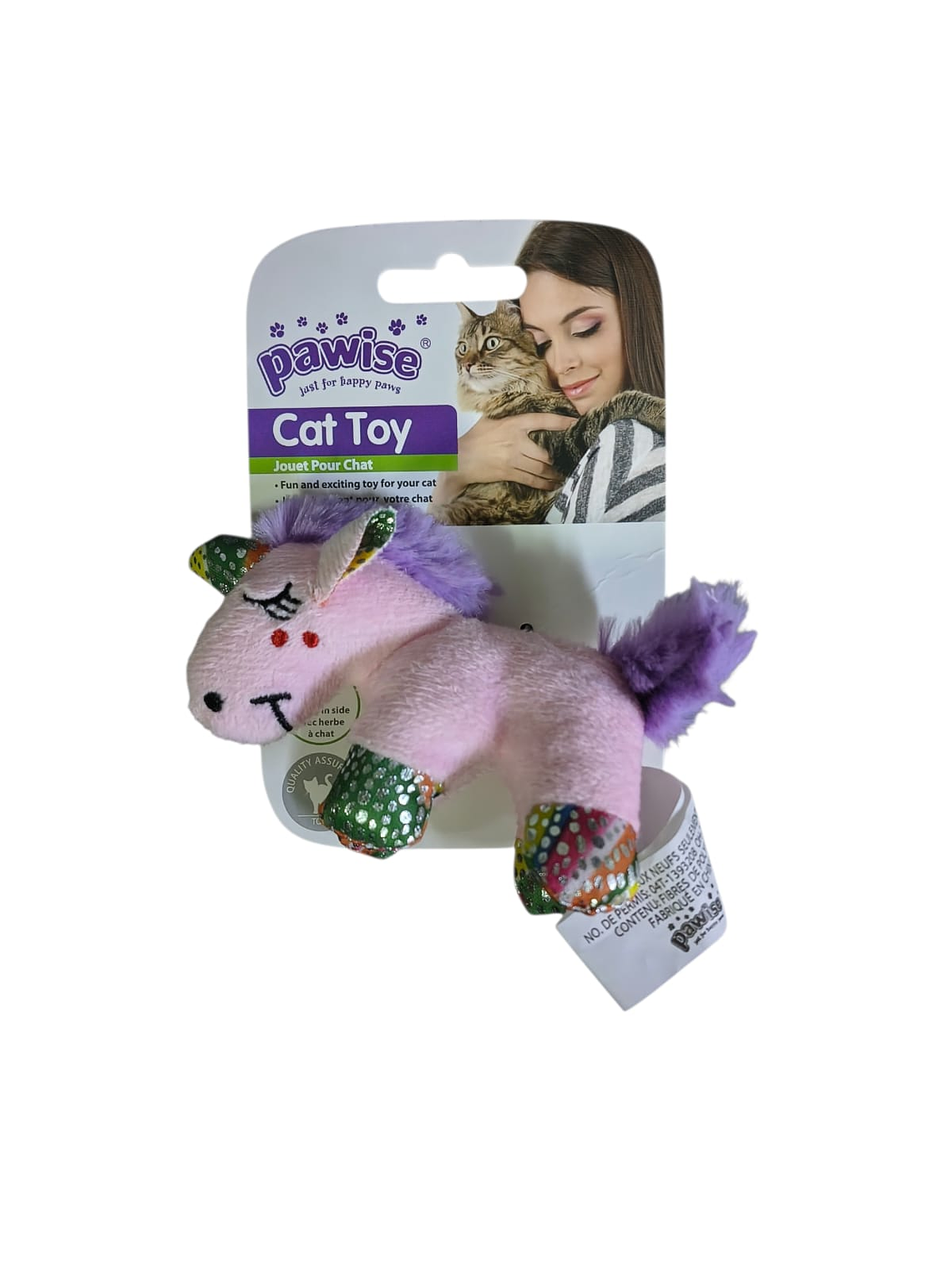 Unicornio de Peluche con Catnip Rosado 1