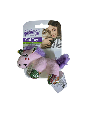 Unicornio de Peluche con Catnip Rosado