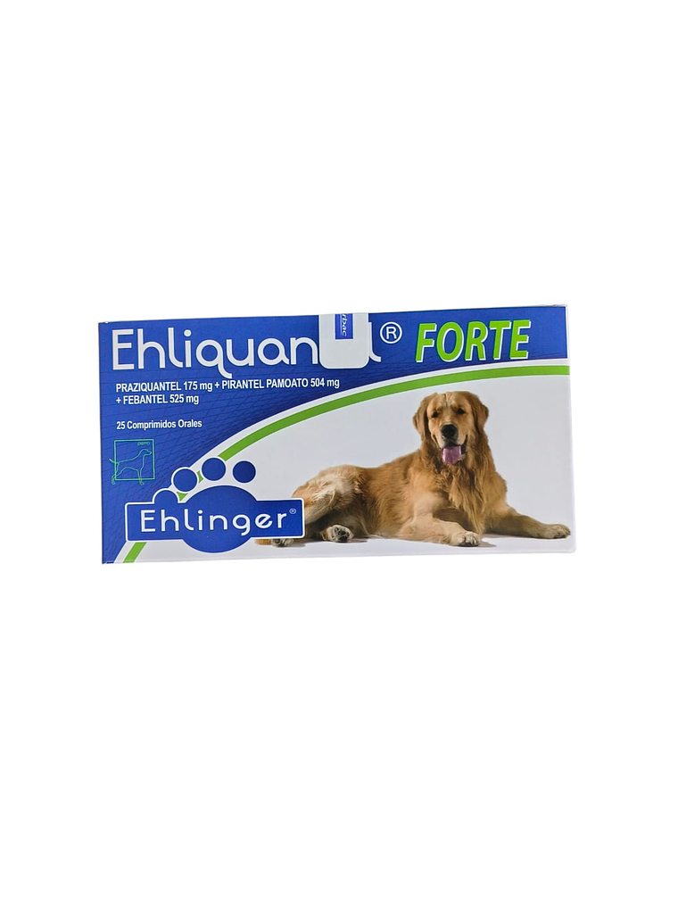 Ehliquantel Forte 25 comprimidos 1