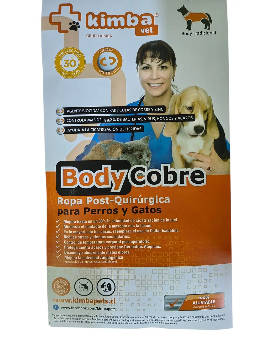 Body Cobre Tradicional Kimbavet sin Patas 1