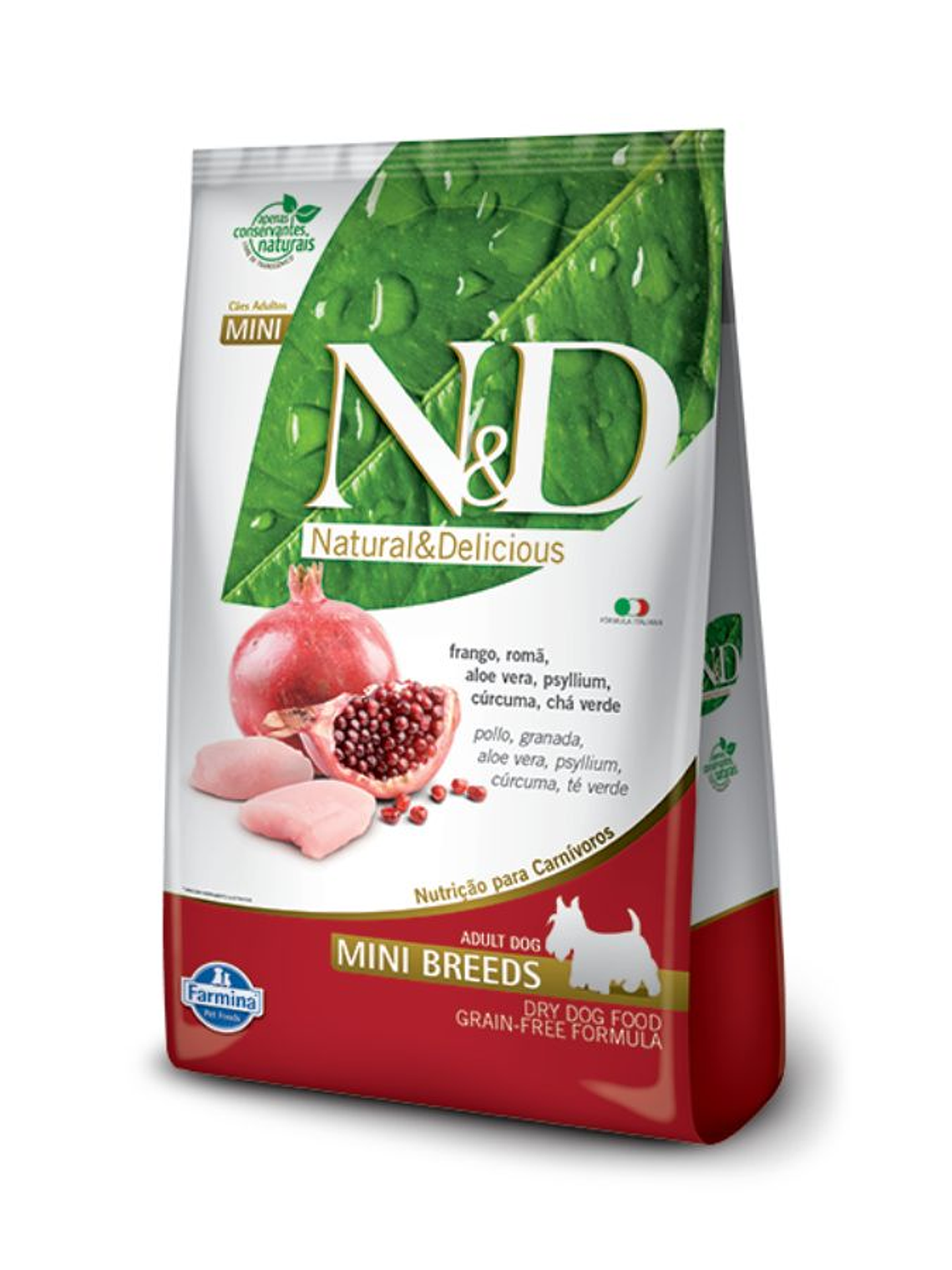 Nyd Perro Adulto Mini Breeds Pollo Granada 2.5K 1