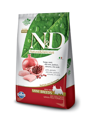 Nyd Perro Adulto Mini Breeds Pollo Granada 2.5K