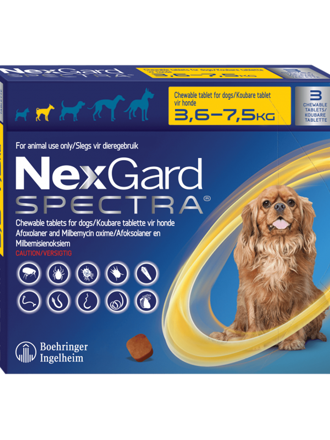 NEXGARD SPECTRA 3 TAB 3,6 - 7,5 KG 1