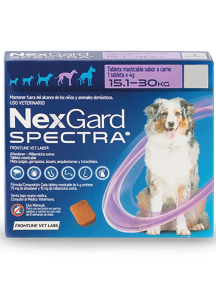 NEXGARD SPECTRA X 3 TAB 15,1 - 30 KG 1