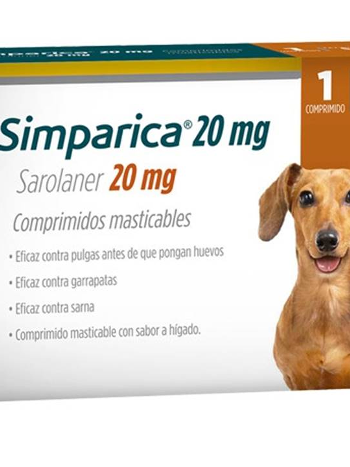 SIMPARICA 20 MG X 1 TAB 5,1 - 10 KG 2
